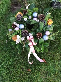 NATURAL  FESTIVE WREATH